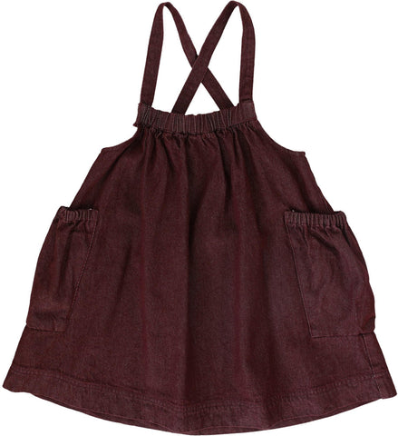 Lil Legs Burgundy Denim Rugged Threads Jumper