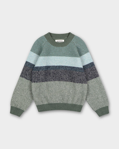 Aymara Jade Color Block Sweater