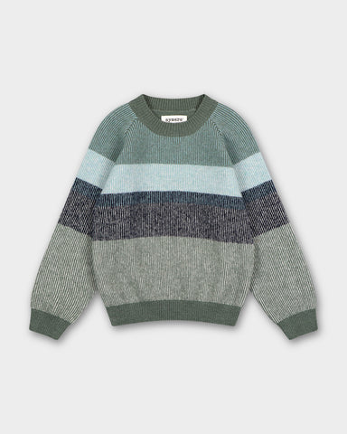 Aymara Jade Color Block Sweater