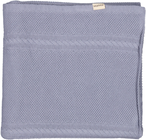 Marmar Copenhagen Monsoon Blue Knit Alia Blanket