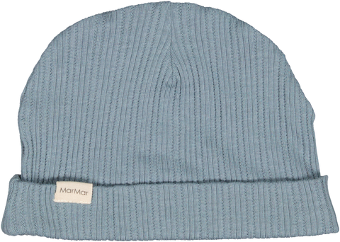 Marmar Copenhagen Blue Dove Ribbed Aiko Hat