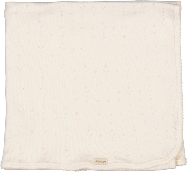 Marmar Copenhagen Flour White Pointelle Alida Blanket