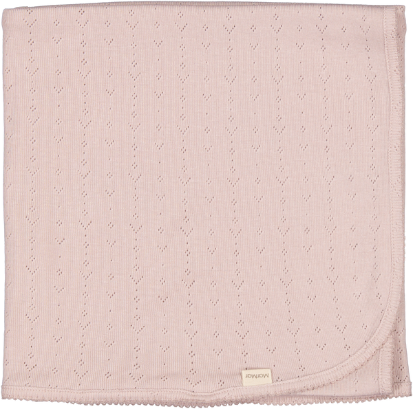 Marmar Copenhagen Faded Rose Pointelle Alida Blanket