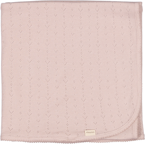 Marmar Copenhagen Faded Rose Pointelle Alida Blanket