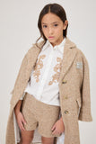 Ermanno Scervino White Embroidered Blouse