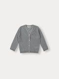 Bene Bene Grayish Blue Finn Lining Knit Cardigan
