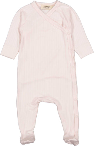 Marmar Copenhagen Rose Meringue Rib Bamboo Rubetta Onesie