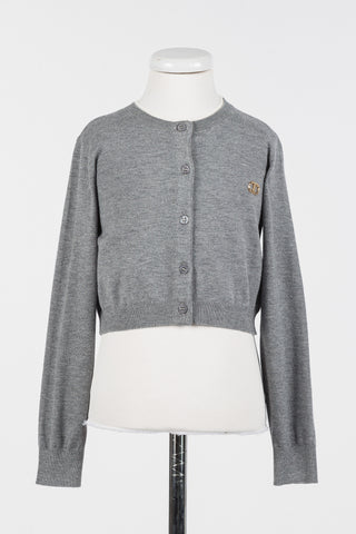 Twinset Grey Med Melange Cardigan