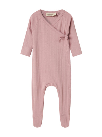 Marmar Copenhagen Soft Berry Pointelle Rubetta Onesie