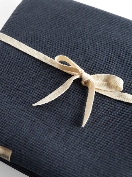 Marmar Blue Knit Alia Blanket