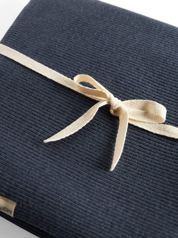 Marmar Blue Knit Alia Blanket