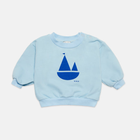 Weekend House Kids Baby Celeste Boat Sweatshirt