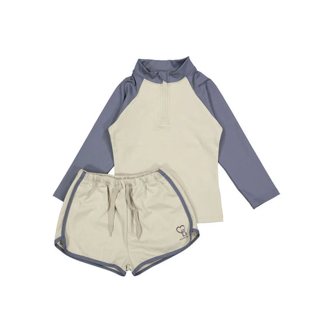 Bene Bene Grayish Blue Rashguard Set
