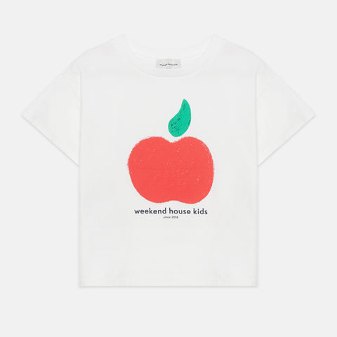 Weekend House Kids White Apple T-shirt