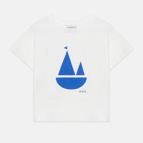 Weekend House Kids White Boat T-shirt