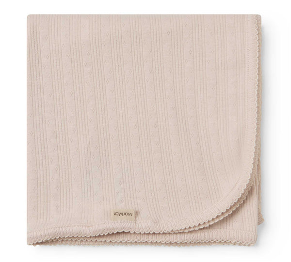 Marmar Copenhagen Misty Pink Pointelle Alida Blanket