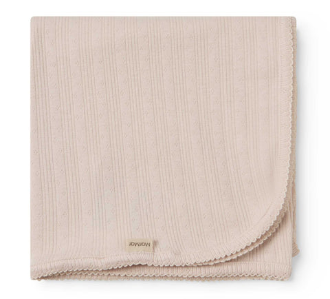 Marmar Copenhagen Misty Pink Pointelle Alida Blanket
