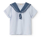 Marmar Copenhagen Blue Mist Linen Tosea Shirt
