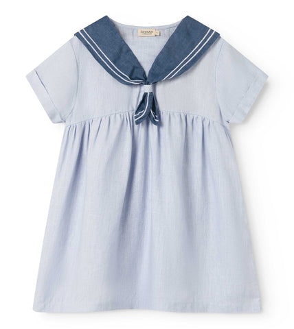 Marmar Copenhagen Blue Mist Linen Dresea Dress