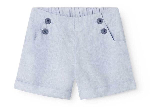 Marmar Copenhagen Blue Mist Linen Pito Shorts