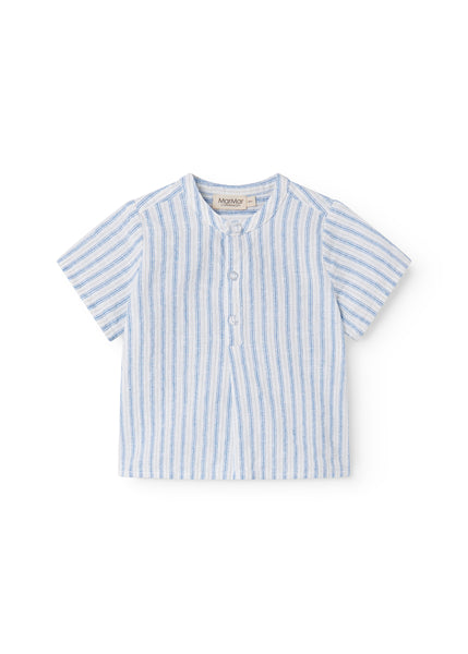 Marmar Copenhagen Baby Surf Blue Stripe Totoro Shirt