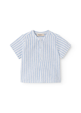 Marmar Copenhagen Baby Surf Blue Stripe Totoro Shirt