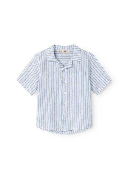 Marmar Copenhagen Surf Blue Stripe Tage Shirt