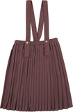Lil Legs Analogie Vintage Purple Knife Pleated Suspender Skirt