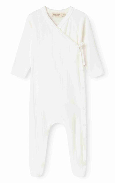Marmar Copenhagen Gentle White Pointelle Rubetta Footie