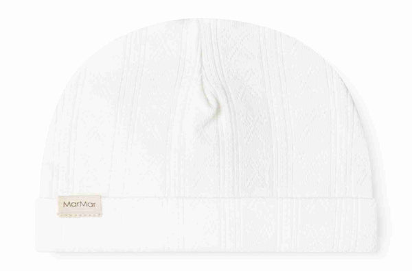 Marmar Copenhagen Gentle White Pointelle Aiko Hat