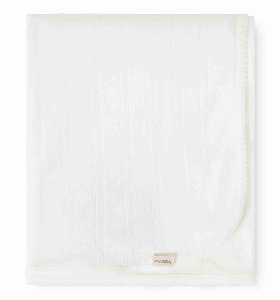 Marmar Copenhagen Gentle White Pointelle Alida Blanket