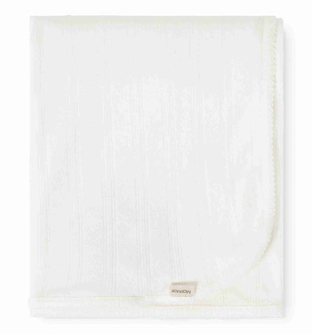 Marmar Copenhagen Gentle White Pointelle Alida Blanket