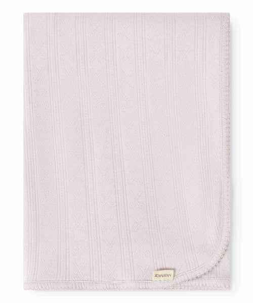 Marmar Copenhagen Violet Dust Pointelle Alida Blanket
