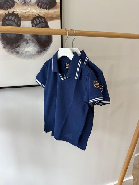 Colmar Captain/White Striped Trim Polo 3572-7xh-432