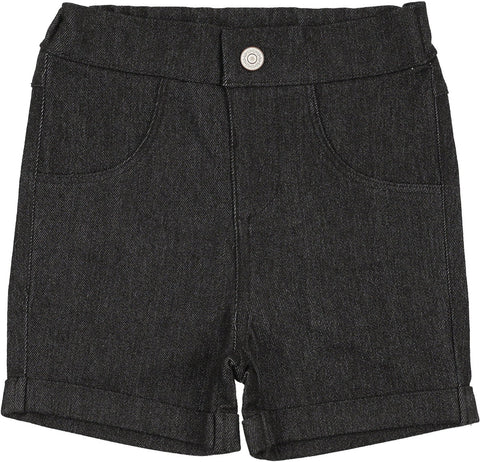 Lil Legs Black Denim Weekday Shorts WS-BLAD