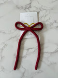 Halo Luxe Ruby Juliana Textured Knit Long Tail Clip