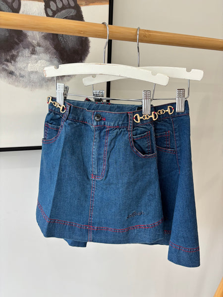 Cottier Blue Aria Skirt