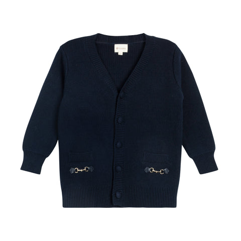 Ely's & Co Looms Blue Plaid Collection Cardigan