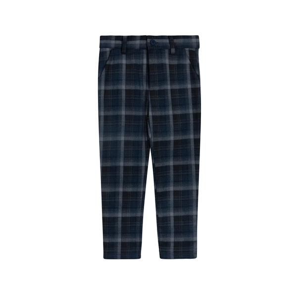 Ely's & Co Looms Blue Plaid Pants
