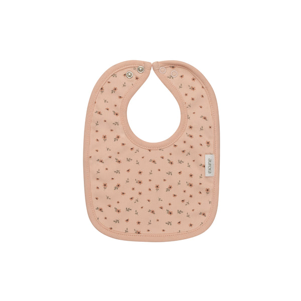 Aurora Pink Floral Rib Bib