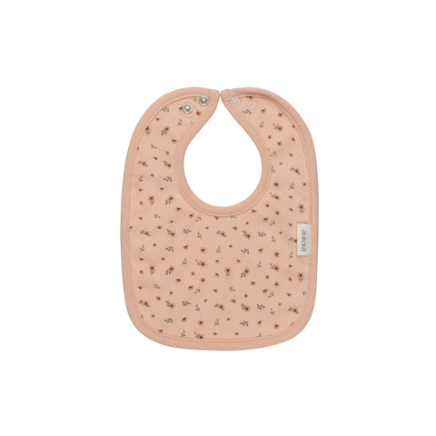 Aurora Pink Floral Rib Bib