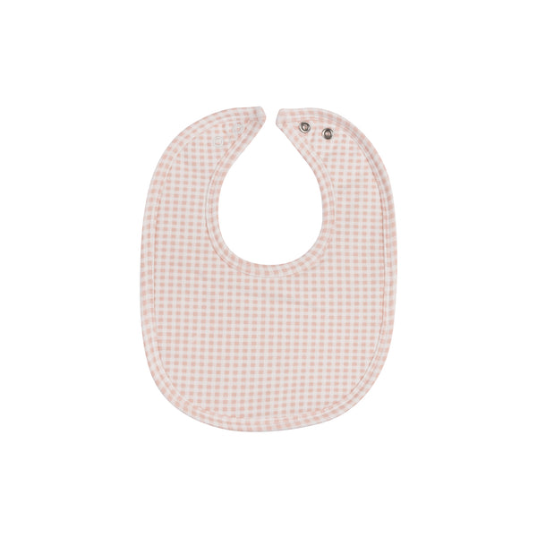Ely's & Co Pink Gingham Bib