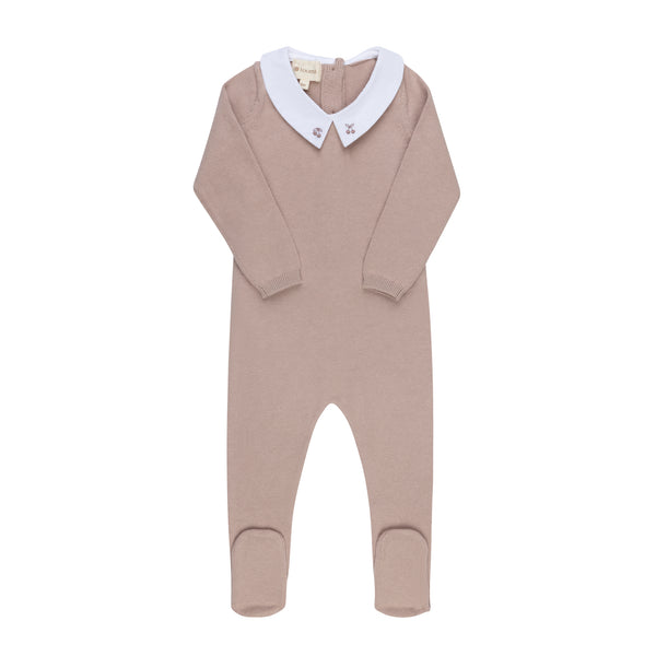 Ely's & Co Looms Mauve Fair Isle Collection Footie