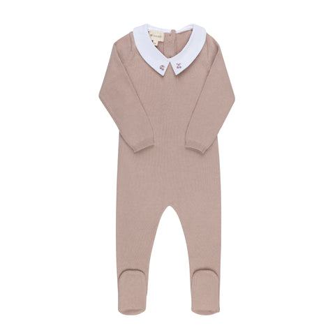 Ely's & Co Looms Mauve Fair Isle Collection Footie