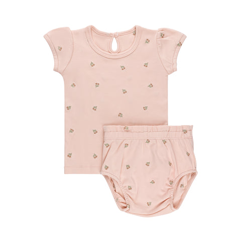 Ely's & Co Pink Tulip 2 Piece Set