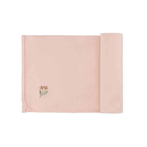 Ely's & Co Pink Tulip Blanket