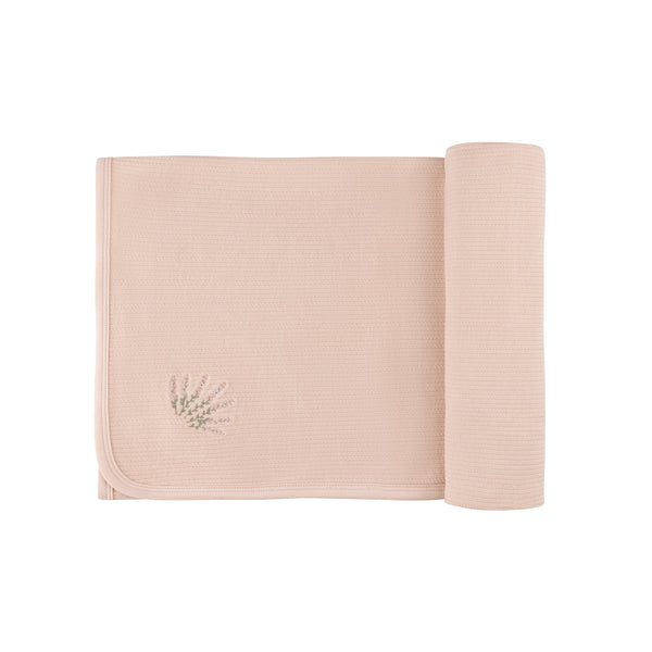 Ely's & Co Pink Heather Blanket