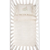 Ely's & Co Pink Linear Floral 5 Piece Crib Set