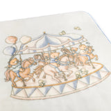 Lil Teddy Merry Go Snuggle Blueberry Biscuit Blanket