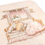 Lil Teddy Twinkle Twinkle Lil Bear Sugary Pink Blanket